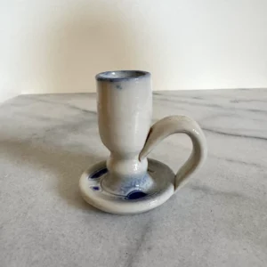 Handmade Ceramic Chamberstick Candle Holder