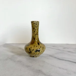 Speckled pottery vase